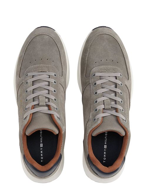 Sneaker grigie in pelle scamosciata Tommy Hilfiger | FM0FM05690PQ8